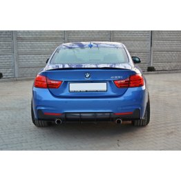 Накладка диффузор на задний бампер на BMW 4 F32 M-Pack